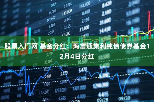 股票入门网 基金分红：海富通集利纯债债券基金12月4日分红